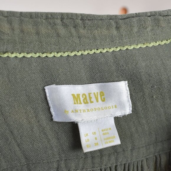 Maeve Katie Textured Gauze Utility Tunic Dress - 6 - Picture 9 of 9